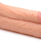 Double Stuffer 10 Inch Dildo - Light - Royal Sins