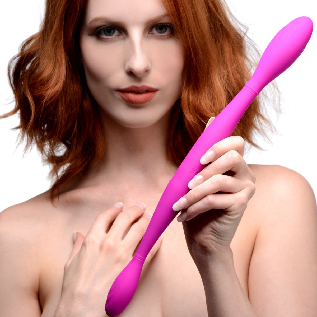 Double Thump 7x Rechargeable Silicone Double Dildo - Royal Sins