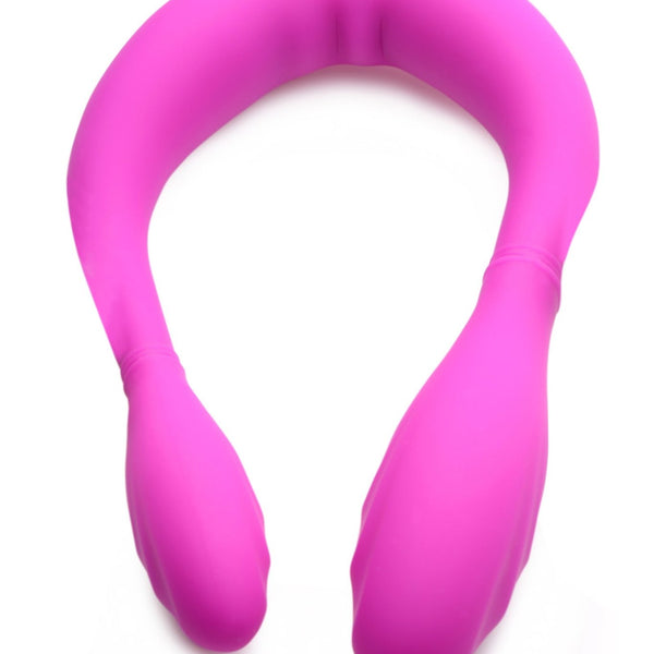 Double Thump 7x Rechargeable Silicone Double Dildo - Royal Sins