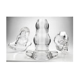 Double Tunnel Plug - Clear - Medium - Royal Sins