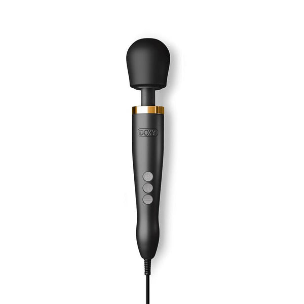 Doxy Die Cast Massager - Matte Black / 24k Gold - Royal Sins