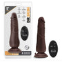 Dr. Skin - 9 inch 10 Function Wireless Remote Dildo - Chocolate - Royal Sins