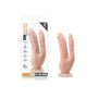 Dr. Skin DP Cock Realistic 8 in. Dual Entry Dildo Beige - Royal Sins
