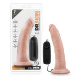 Dr. Skin Dr. Dave Realistic 7 in. Vibrating Dildo Beige - Royal Sins
