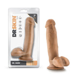 Dr. Skin Dr. Mark 7 in. Dildo with Balls Tan - Royal Sins