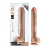 Dr. Skin Dr. Michael 14 in. Dildo with Balls Beige - Royal Sins