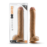 Dr. Skin Dr. Michael 14 in. Dildo with Balls Tan - Royal Sins
