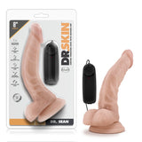 Dr. Skin Dr. Sean Realistic 8 in. Vibrating Dildo with Balls Beige - Royal Sins
