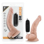 Dr. Skin Dr. Sean Realistic 8 in. Vibrating Dildo with Balls Beige - Royal Sins