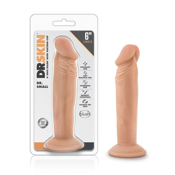 Dr. Skin Dr. Small Realistic 6.5 in. Dildo Beige - Royal Sins