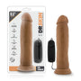 Dr. Skin Dr. Throb Realistic 9.5 in. Vibrating Dildo Tan - Royal Sins