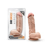 Dr. Skin Mr. D 8.5 in. Dildo with Balls Beige - Royal Sins