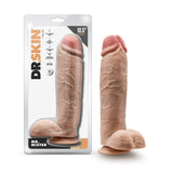 Dr. Skin Mr. Mister 10.5 in. Dildo with Balls Beige - Royal Sins
