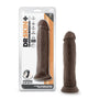 Dr. Skin Plus Thick 9 in. Triple Density Posable Dildo Brown - Royal Sins