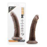 Dr. Skin Realistic 7 in. Dildo Brown - Royal Sins