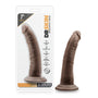 Dr. Skin Realistic 7 in. Dildo Brown - Royal Sins