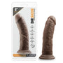 Dr. Skin Realistic 8 in. Dildo Brown - Royal Sins