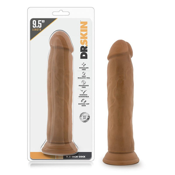 Dr. Skin Realistic 9.5 in. Dildo Tan - Royal Sins