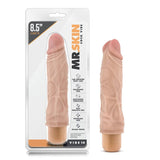 Dr. Skin Vibe 10 Realistic 8.5 in. Vibrating Dildo Beige - Royal Sins