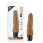 Dr. Skin Vibe 14 Realistic 8 in. Vibrating Dildo Tan - Royal Sins
