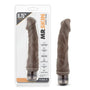 Dr. Skin Vibe 6 Realistic 8.75 in. Vibrating Dildo Brown - Royal Sins