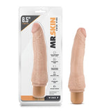 Dr. Skin Vibe 7 Realistic 8.5 in. Vibrating Dildo Beige - Royal Sins