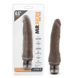 Dr. Skin Vibe 7 Realistic 8.5 in. Vibrating Dildo Brown - Royal Sins