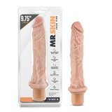 Dr. Skin Vibe 8 Realistic 9.75 in. Vibrating Dildo Beige - Royal Sins