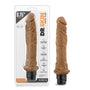 Dr. Skin Vibe 8 Realistic 9.75 in. Vibrating Dildo Tan - Royal Sins
