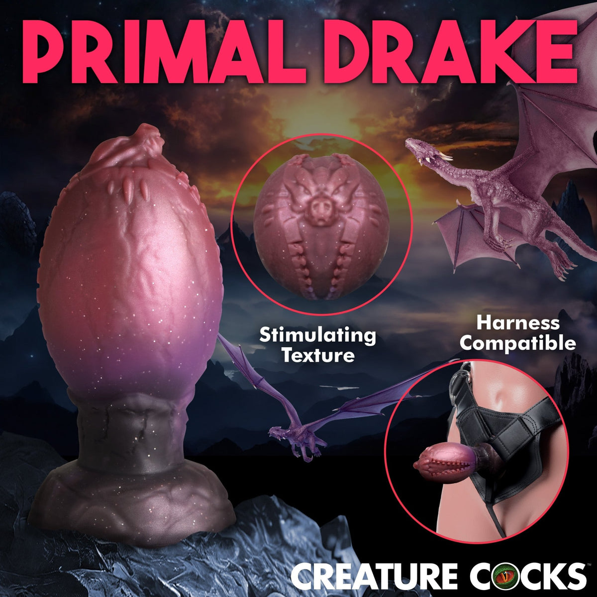 Dragon Hatch Silicone Egg - XL - Royal Sins