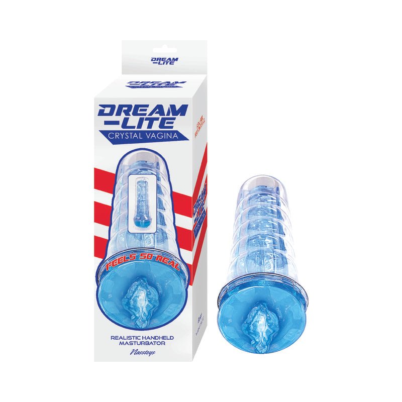 Dream - Lite Crystal Vagina Masturbator Blue - Royal Sins