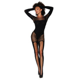 Dreamgirl Fishnet Teddy Bodystocking Black O/S - Royal Sins