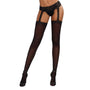 Dreamgirl Stretch Lace Suspender Garter Belt Pantyhose Black OS - Royal Sins