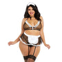 Dreamgirl Very Sheer Mesh Maid - Themed Bedroom Costume OSQ - Royal Sins