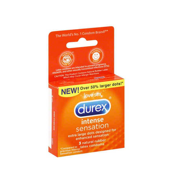 Durex Intense Sensation Extra Large Dots (3) - Royal Sins