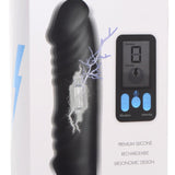 E - Stim Pro 5x Vibrating Dildo with Remote Control - Royal Sins