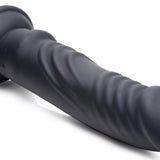 E - Stim Pro 5x Vibrating Dildo with Remote Control - Royal Sins