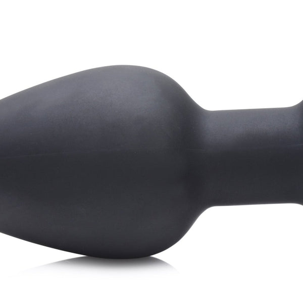 E - Stim Pro Silicone Vibrating Anal Plug with Remote Control - Royal Sins