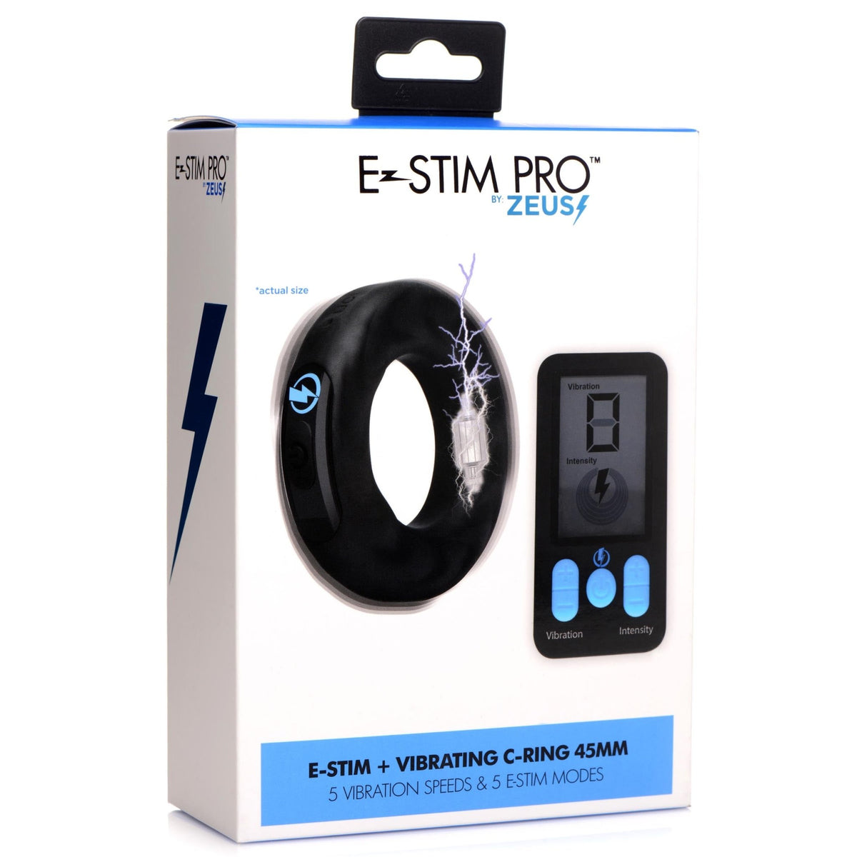 E - Stim Pro Silicone Vibrating Cock Ring - 1.75 Inch - Royal Sins