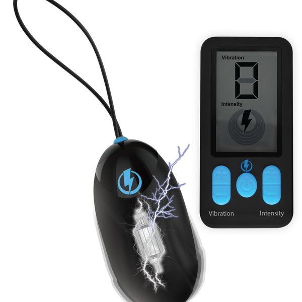 E - Stim Pro Silicone Vibrating Egg with Remote Control - Royal Sins