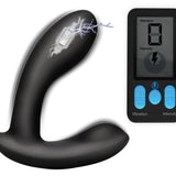 E - Stim Pro Silicone Vibrating Prostate Massager with Remote Control - Royal Sins