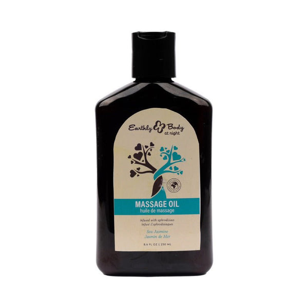 Earthly Body At Night Aphrodisiac Massage Oil Sea Jasmine 8.4 oz. - Royal Sins
