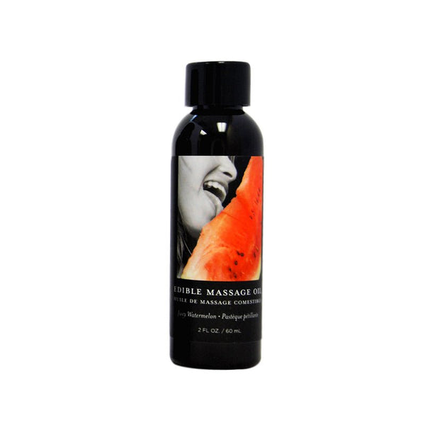 Earthly Body Edible Massage Oil Watermelon 2oz. - Royal Sins