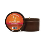 Earthly Body Hemp Seed 3 - in - 1 Candle 6oz - Bikini Bombshell - Royal Sins