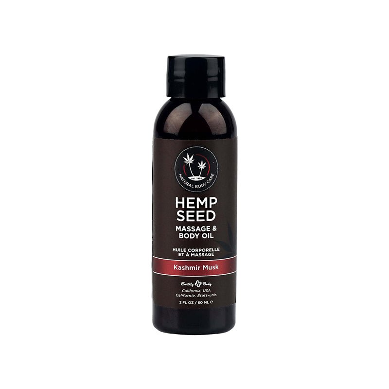 Earthly Body Hemp Seed Massage & Body Oil Kashmir Musk 2 oz. - Royal Sins