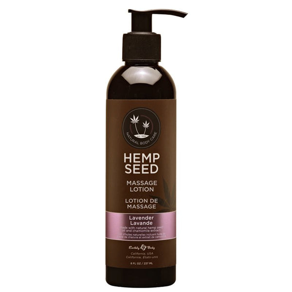 Earthly Body Massage Lotion Lavender 8oz - Royal Sins