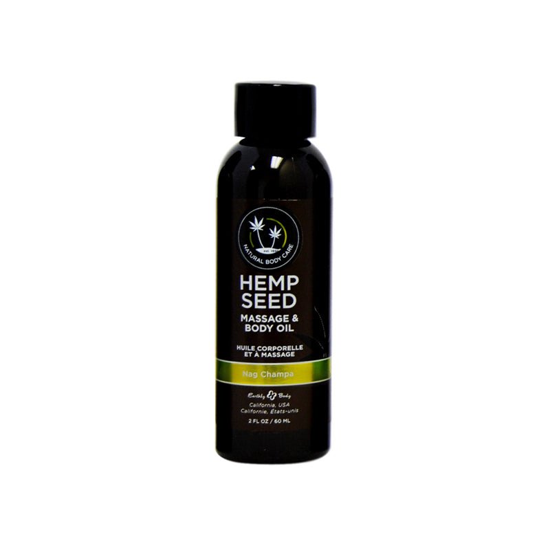 Earthly Body Massage Oil Nag Champa 2oz - Royal Sins