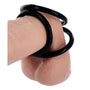 Easy Release Silicone Tri - Cock and Ball Ring - Royal Sins