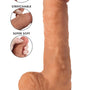 Easy Riders Dual Density Silicone Dildo - 6 Inch - Royal Sins