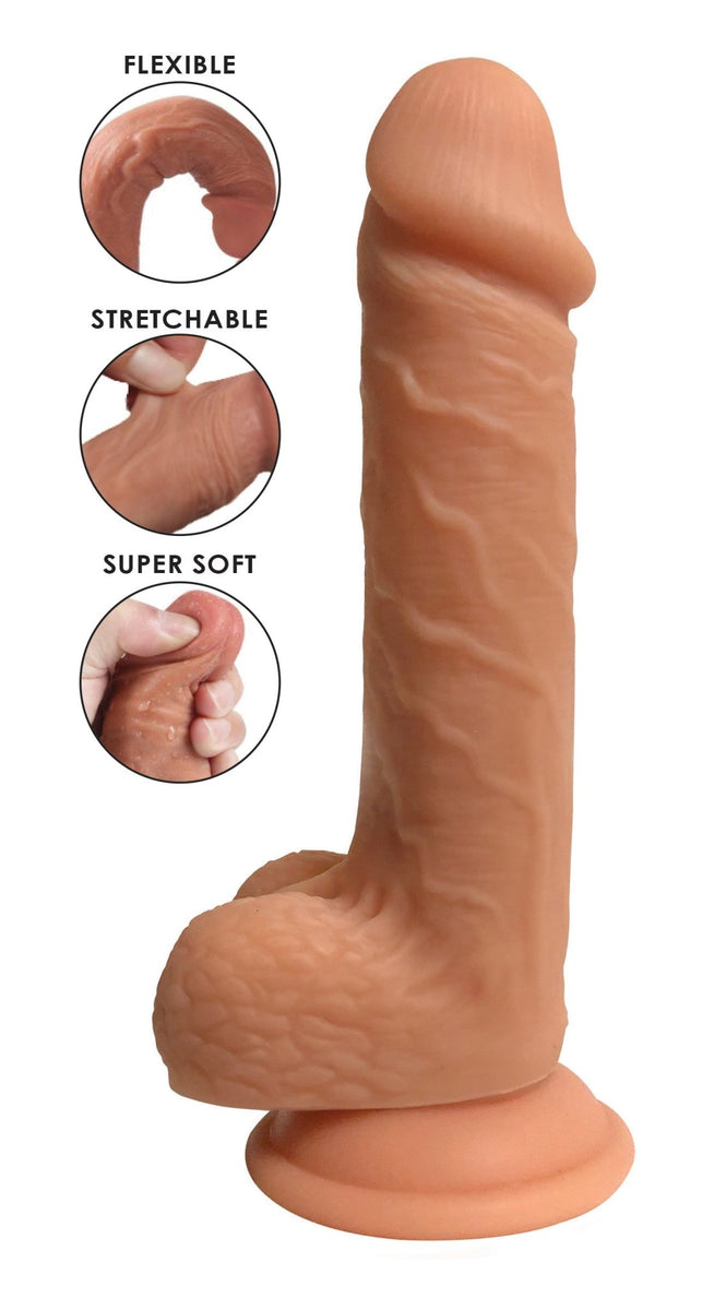 Easy Riders Dual Density Silicone Dildo - 7 Inch - Royal Sins